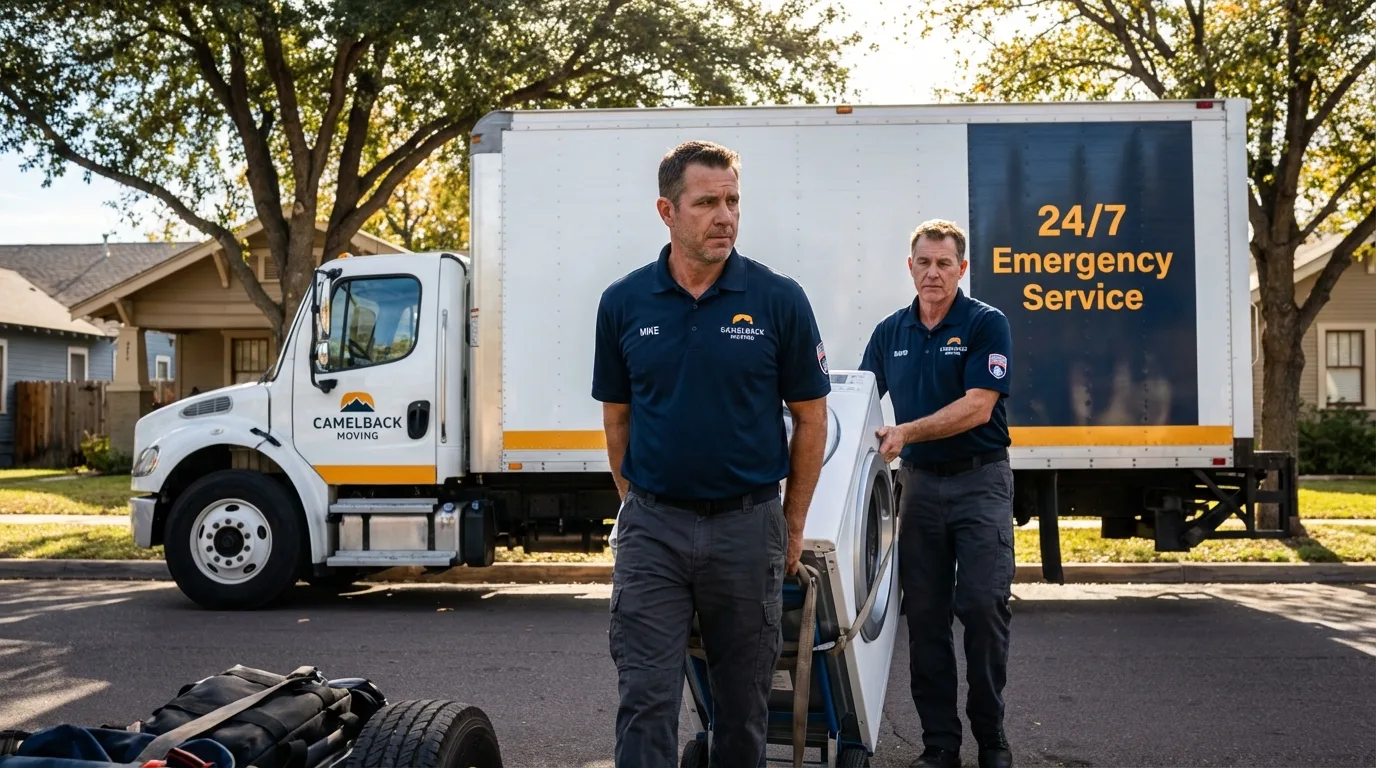 CamelBack Moving crew loading furniture in Penn Valley, CA