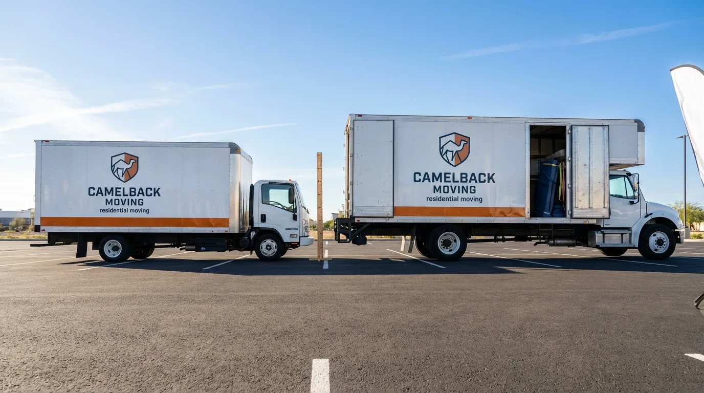 Moving truck size capacity guide in Penn Valley
